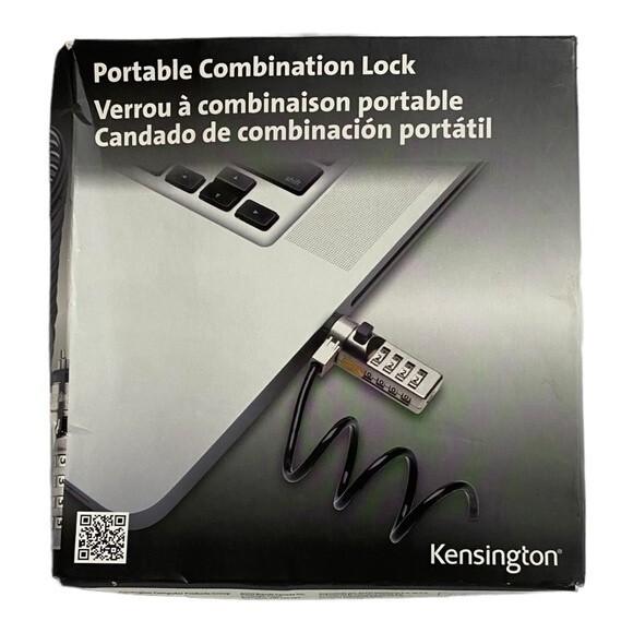 Kensington Portable Combination Laptop Lock - Picture 1 of 4